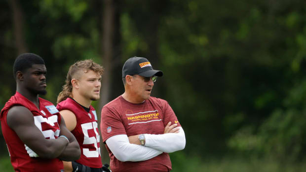 Jamin Davis, Cole Holcomb, Ron Rivera